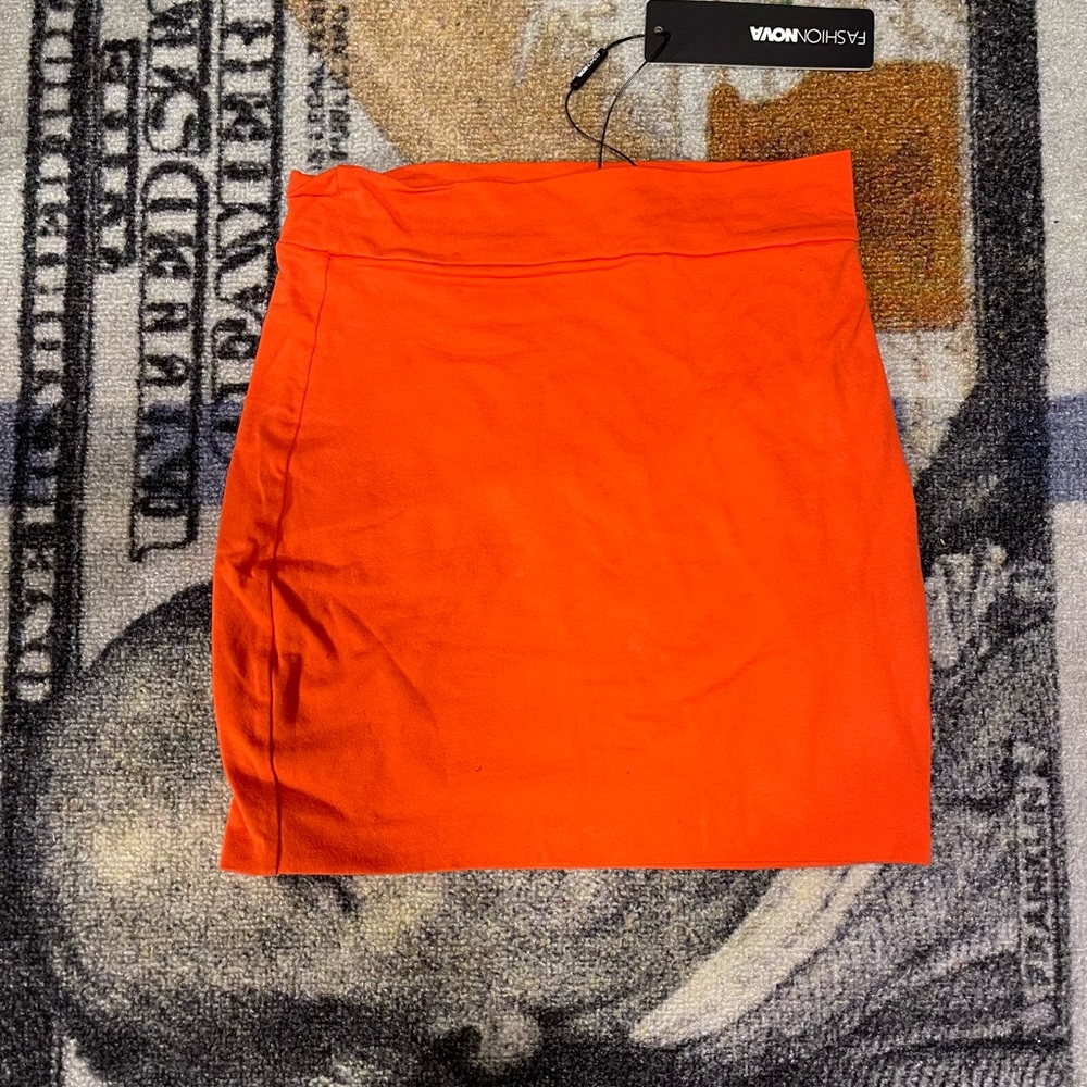Orange skirt